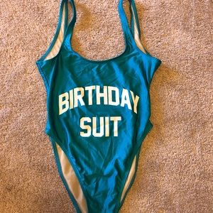 Private Party Birthday Suit Onepiece